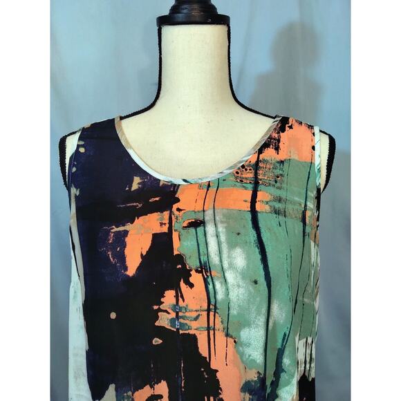 Mossimo Abstract Pastel Tank top - Picture 2 of 6